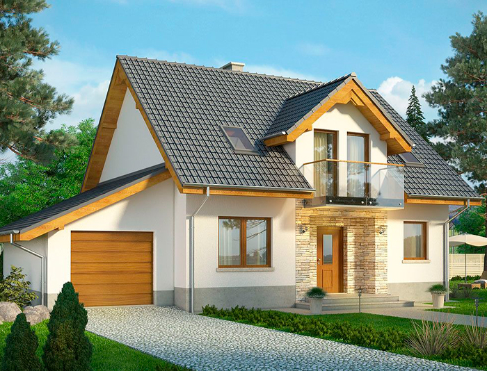 Дома из газобетона 120 м2